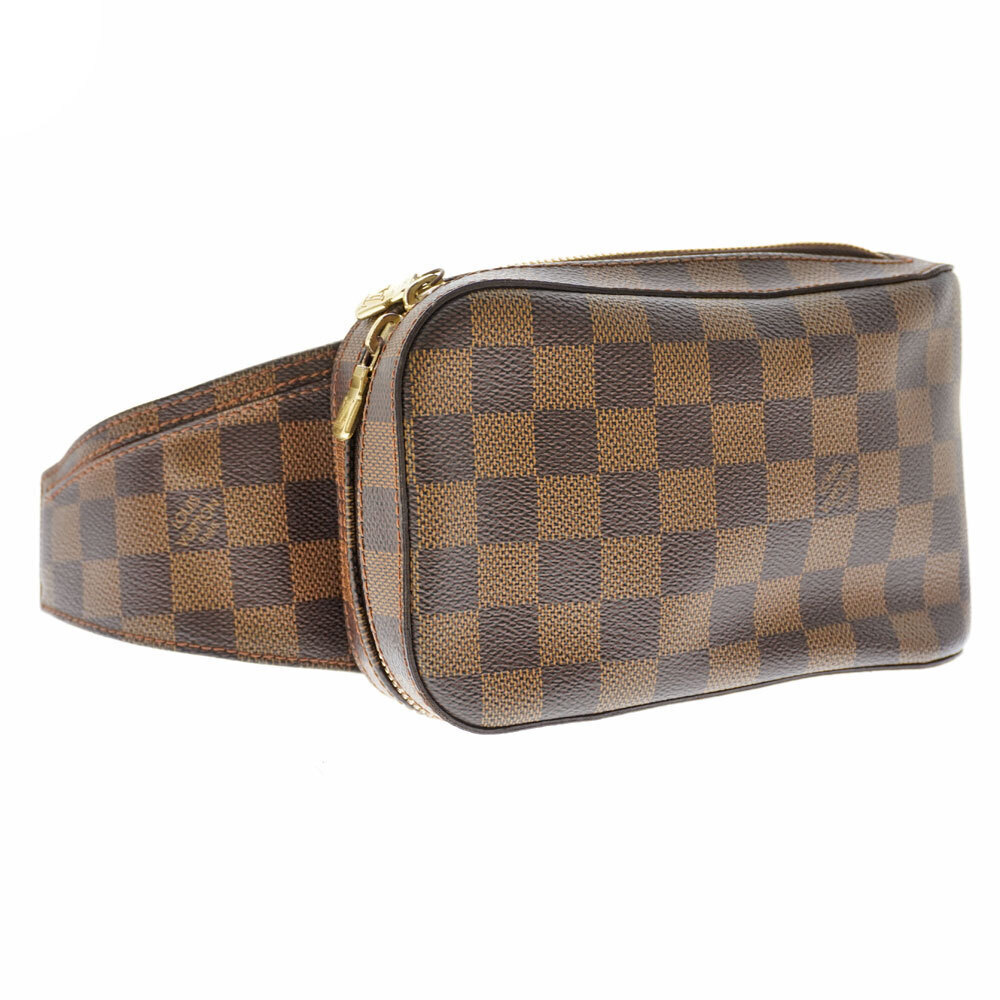 LOUIS VUITTON Geronimos Damier Ebene Brown Body Bum Crossbody Belt Bag Waist